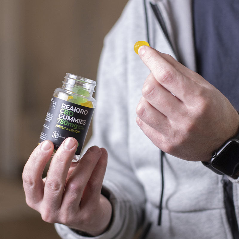 Reakiro Full Spectrum CBD Gummies 750 usage