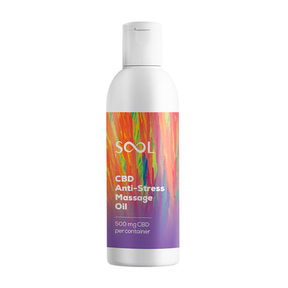 SOOL Massage Oil Anti-Stress 500mg CBD