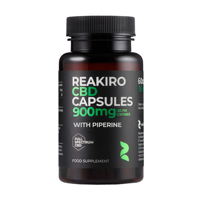 Reakiro CBD Vegan Capsules 900mg 60pcs - Full Spectrum