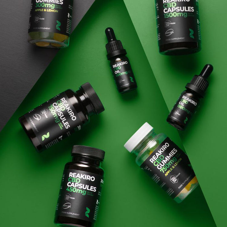 Reakiro Full Spectrum Cbd Products Range