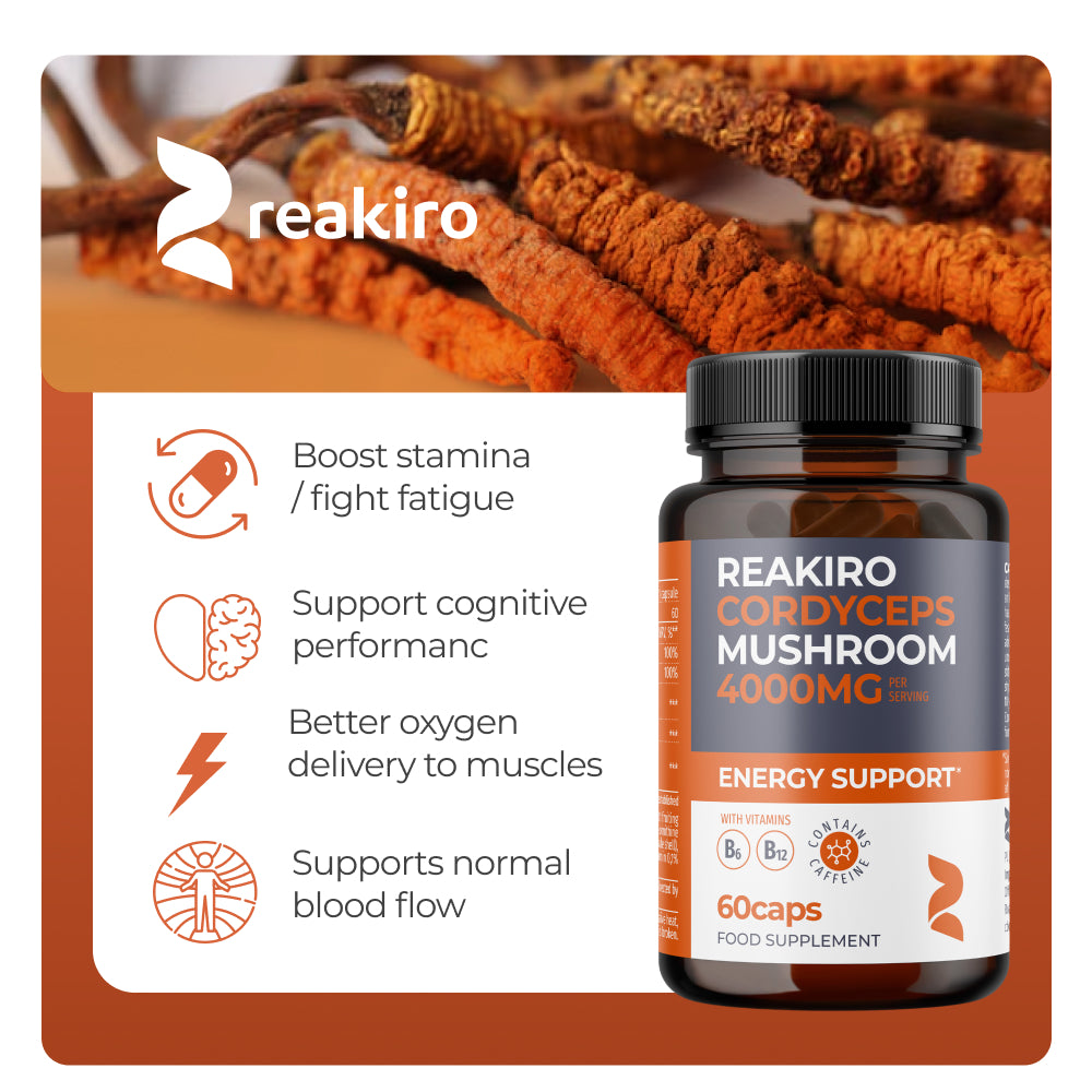 Cordyceps Mushroom 4000mg 60caps