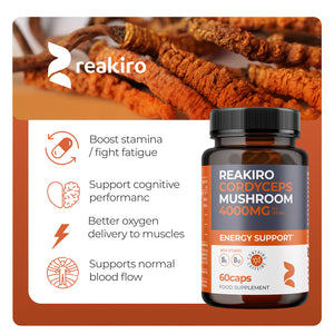 Cordyceps Mushroom 4000mg 60caps