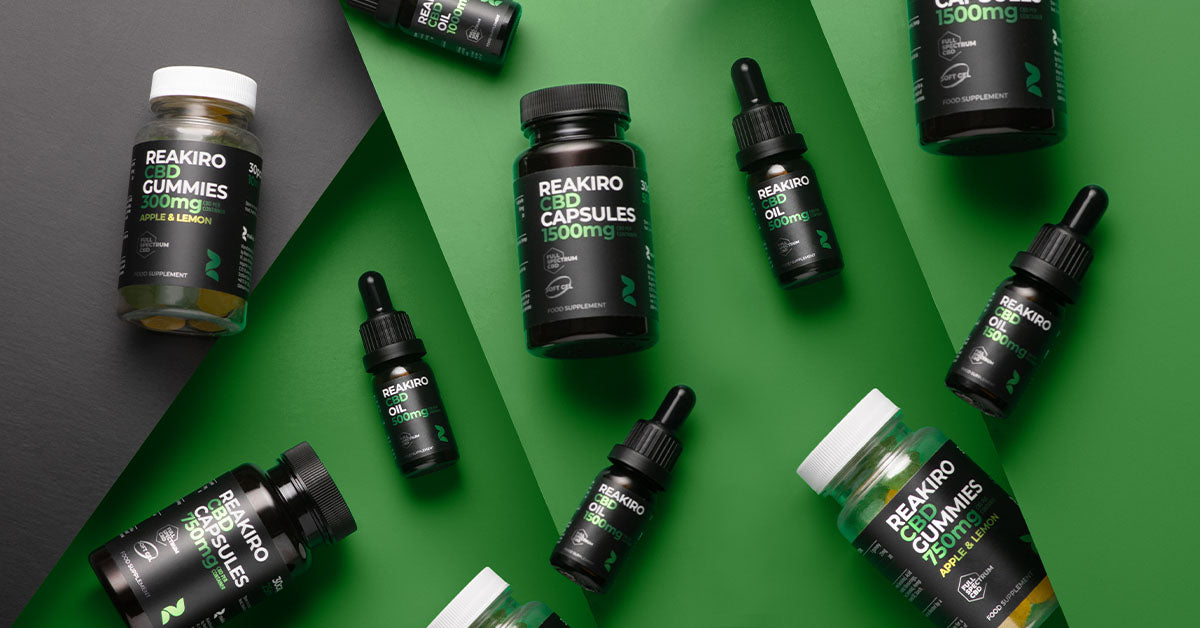 Reakiro Full Spectrum Cbd Products Range