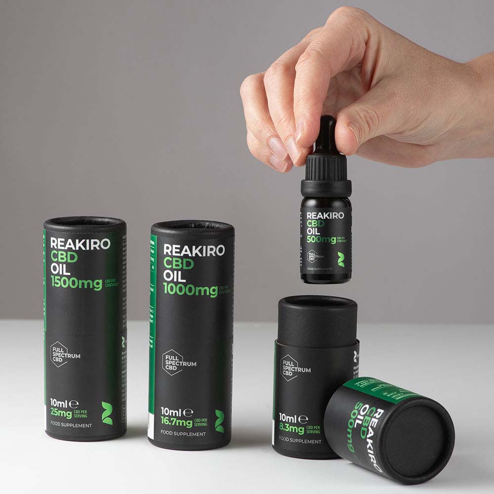 Reakiro Cbd Full Spectrum Oils Range