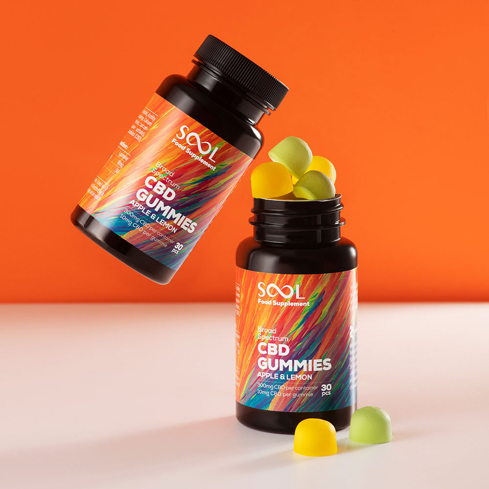 SOOL CBD Gummies 300mg 30pcs - Broad Spectrum